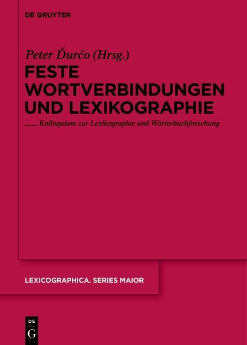 Produktbild: Feste Wortverbindungen und Lexikographie