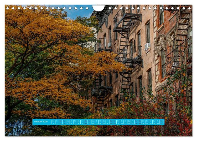 Produktbild: Sechs Tage New York (Wandkalender 2026 DIN A4 quer), CALVENDO Monatskalender