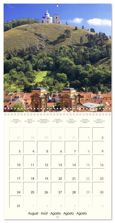 Produktbild: Highlights in the Czech Republic (Wall Calendar 2026 12 &times; 12 Inch) CALVENDO 12 Month Wall Calendar