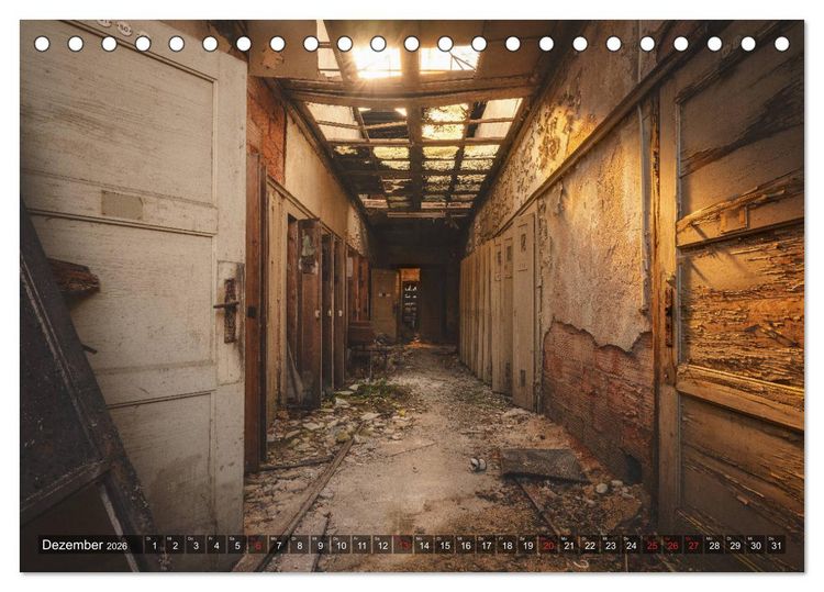 Produktbild: Faszination - Lost Places (Tischkalender 2026 DIN A5 quer), CALVENDO Monatskalender