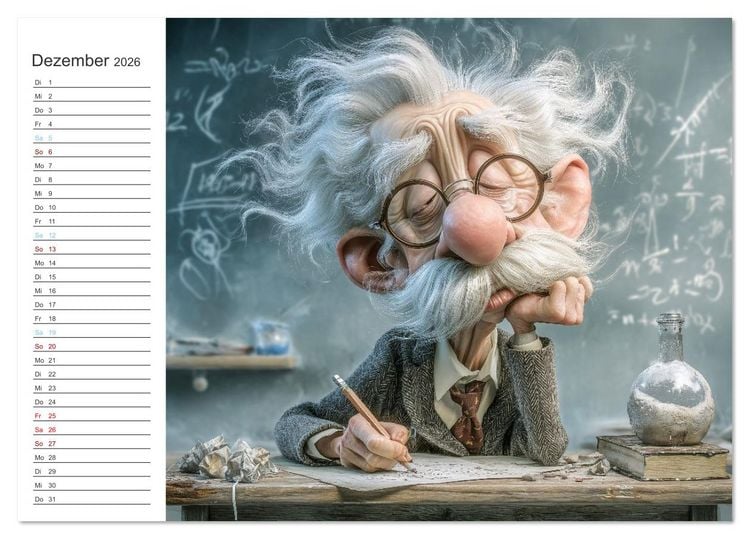 Produktbild: Arbeiten bis der Rollator funkt! (Tischkalender 2026 DIN A5 quer), CALVENDO Monatskalender