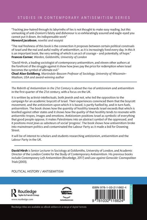 Produktbild: The Rebirth of Antisemitism in the 21st Century
