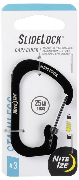 Produktbild: NITE Ize NI-CSL3-01-R6 Karabiner 68.5mm x 30mm 1St.