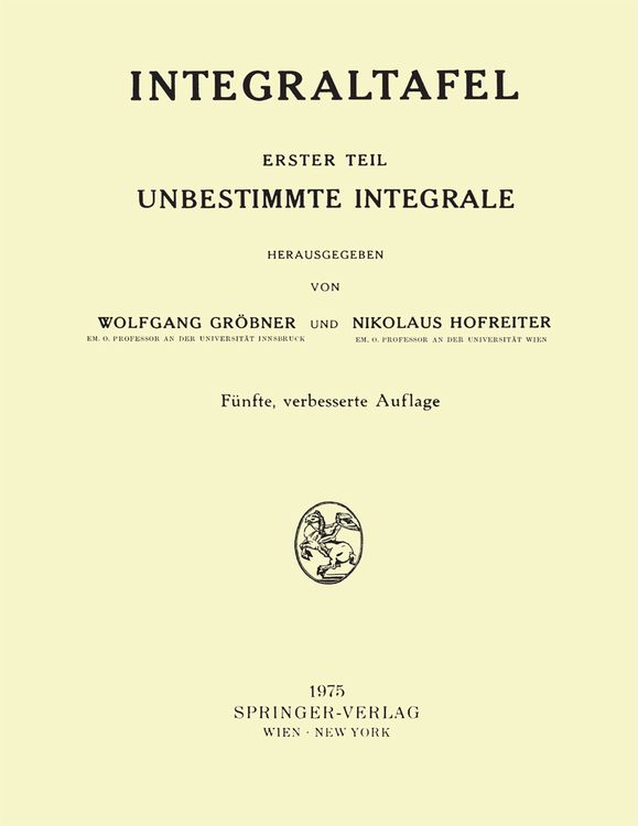 Produktbild: Integraltafel
