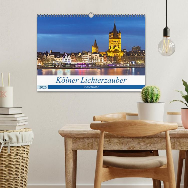 Produktbild: K&Ouml;LNER LICHTERZAUBER (Wandkalender 2026 DIN A3 quer), CALVENDO Monatskalender