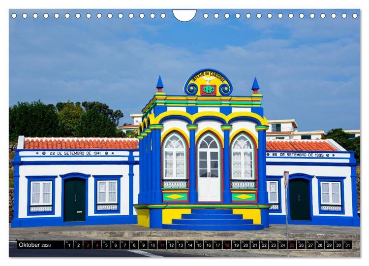 Produktbild: Perlen im Atlantik - Azoren (Wandkalender 2026 DIN A4 quer), CALVENDO Monatskalender