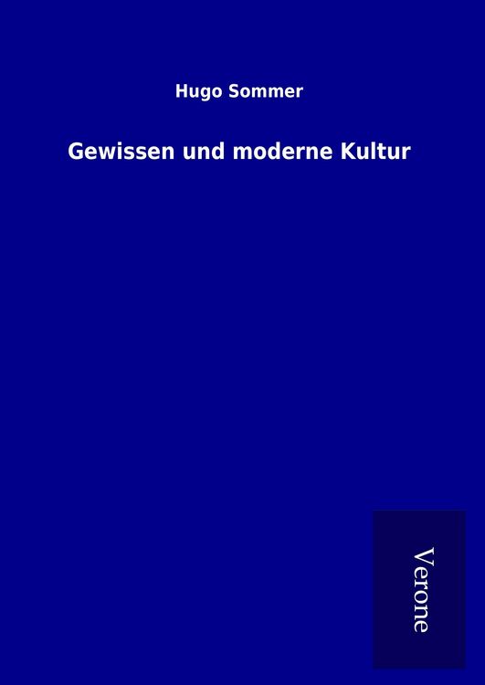 Produktbild: Gewissen und moderne Kultur