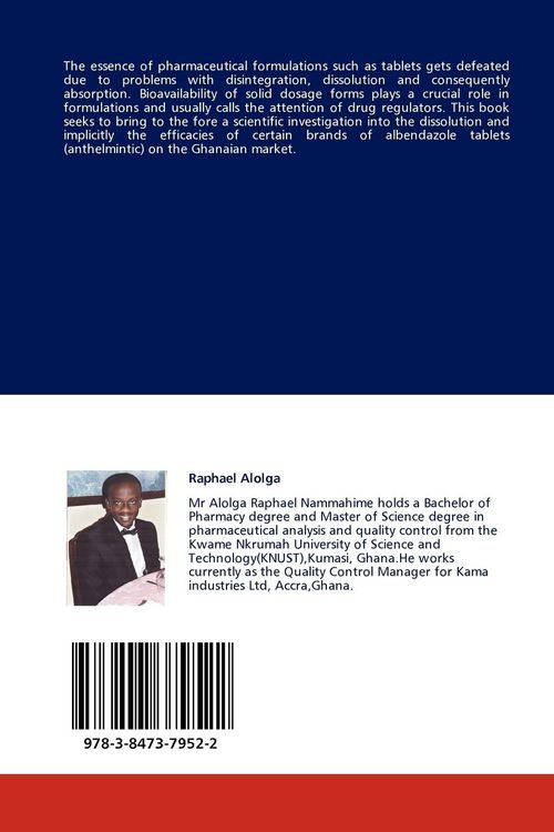 Produktbild: Evaluation of some brands of Albendazole tablets in Ghana: