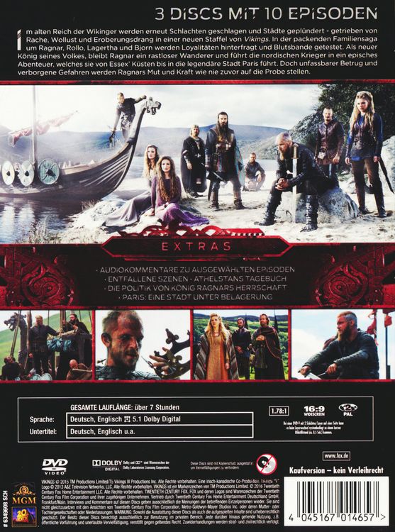 Vikings - Die komplette Season 3 [3 DVDs]
