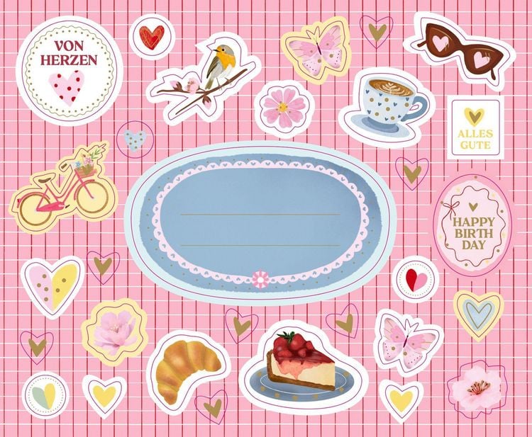 Produktbild: Stickerbuch &ndash; Sticker und Etiketten