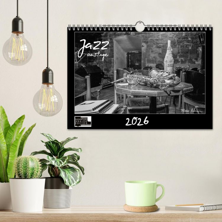 Produktbild: Jazz onstage (Wandkalender 2026 DIN A4 quer), CALVENDO Monatskalender