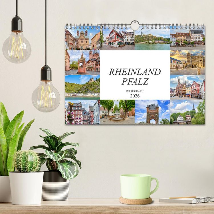 Produktbild: Rheinland Pfalz Impressionen (Wandkalender 2026 DIN A4 quer), CALVENDO Monatskalender