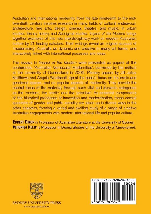 Produktbild: Impact of the Modern