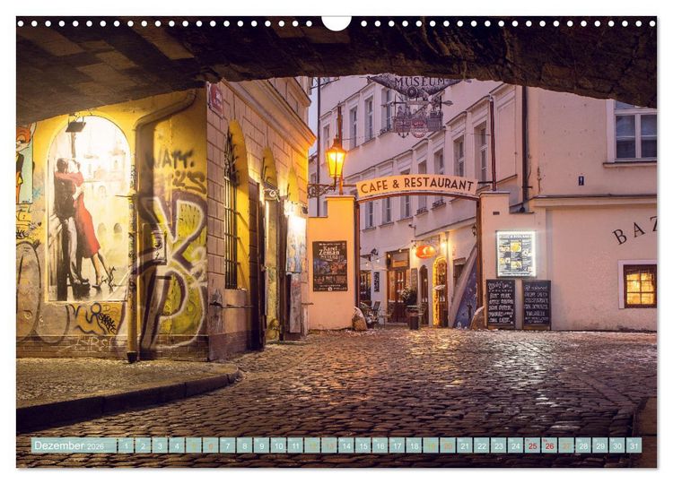Produktbild: Die Karlsbr&uuml;cke in Prag (Wandkalender 2026 DIN A3 quer), CALVENDO Monatskalender