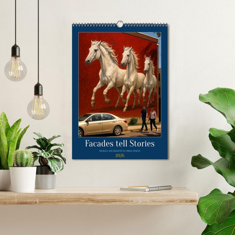 Produktbild: Facades tell Stories (Wall Calendar 2026 DIN A3 portrait), CALVENDO 12 Month Wall Calendar
