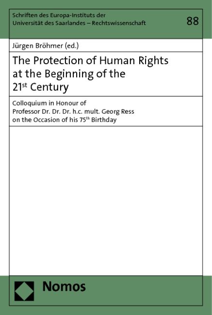Produktbild: The Protection of Human Rights at the Beginning of the 21st Century