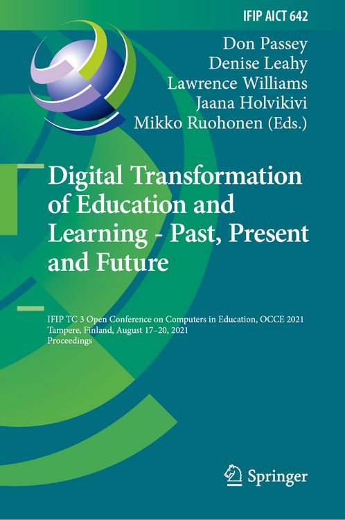Produktbild: Digital Transformation of Education and Learning - Past, Present and Future