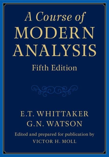 Produktbild: Course of Modern Analysis