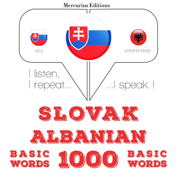 Produktbild: Slovensk&yacute; - Alb&aacute;nske: 1000 z&aacute;kladn&yacute;ch slov