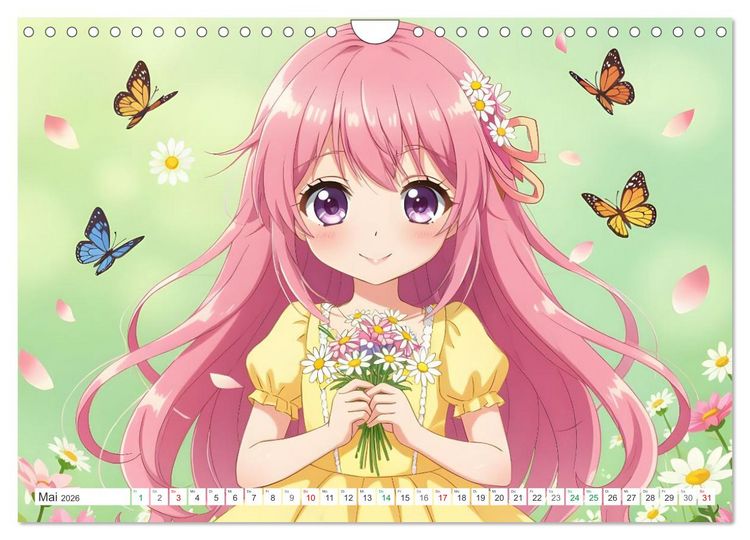 Produktbild: Kawaii Traumwelten (Wandkalender 2026 DIN A4 quer), CALVENDO Monatskalender