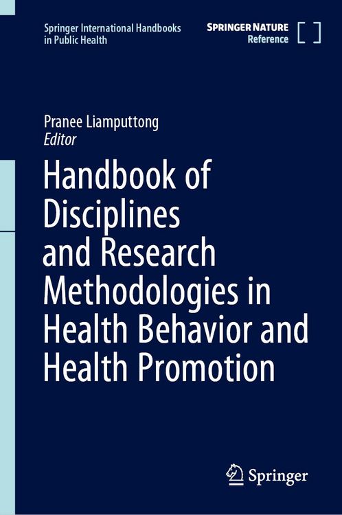Produktbild: Handbook of Disciplines and Research Methodologies in Health Behavior and Health Promotion