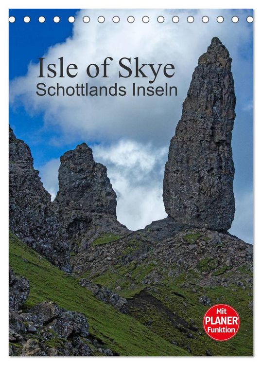 Produktbild: Isle of Skye - Schottlands Inseln - Familienplaner (Tischkalender 2026 DIN A5 hoch), CALVENDO Monatskalender