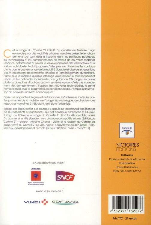 Produktbild: Agir Ensemble Pour des Mobilites Urbaines Durables; du Quartier au