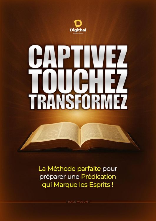 Produktbild: Captivez Touchez Transformez - La M&eacute;thode parfaite pour pr&eacute;parer une Pr&eacute;dication qui Marque les Esprits