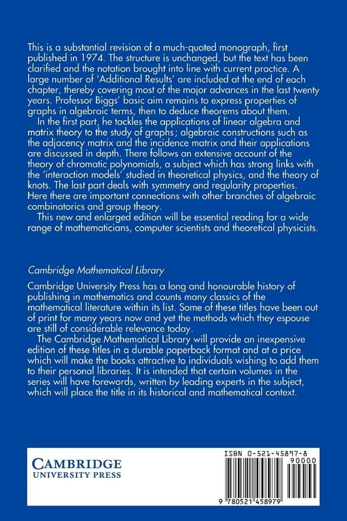 Produktbild: Algebraic Graph Theory