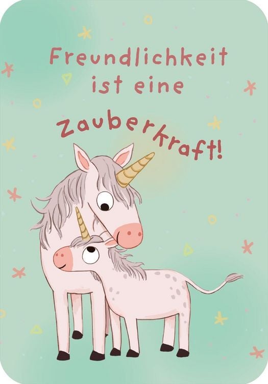 Produktbild: Ein Einhorn namens Oktober &ndash; Mutmachkarten