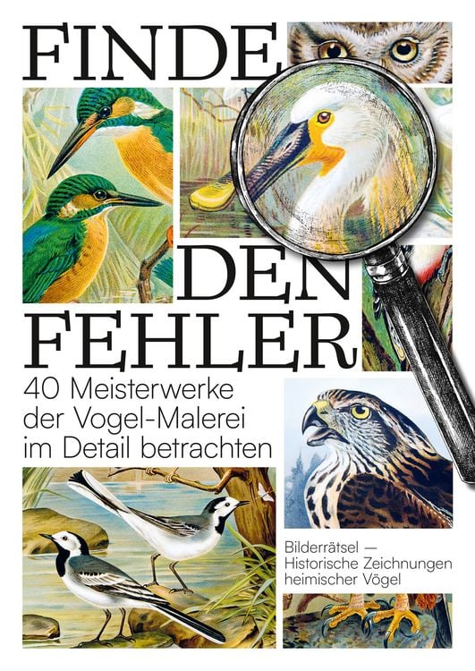 Produktbild: Finde den Fehler &ndash; 40 Meisterwerke der Vogel-Malerei