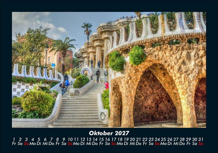Produktbild: Barcelona 2027 Fotokalender DIN A5