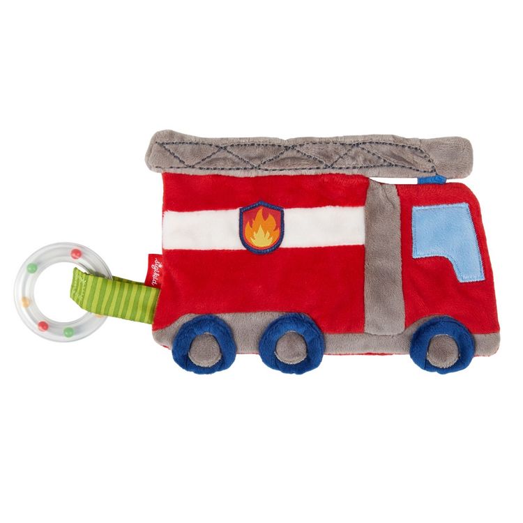 Produktbild: sigikid 42304 - Knistertuch Feuerwehr Kinderbunt, Aktiv-Schnuffeltuch