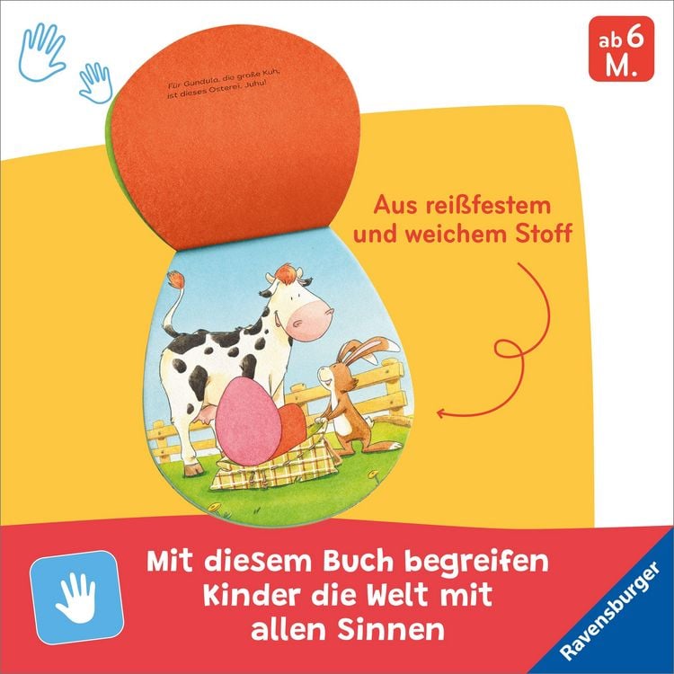 Produktbild: Mein Knuddel-Knautsch-Buch: Frohe Ostern
