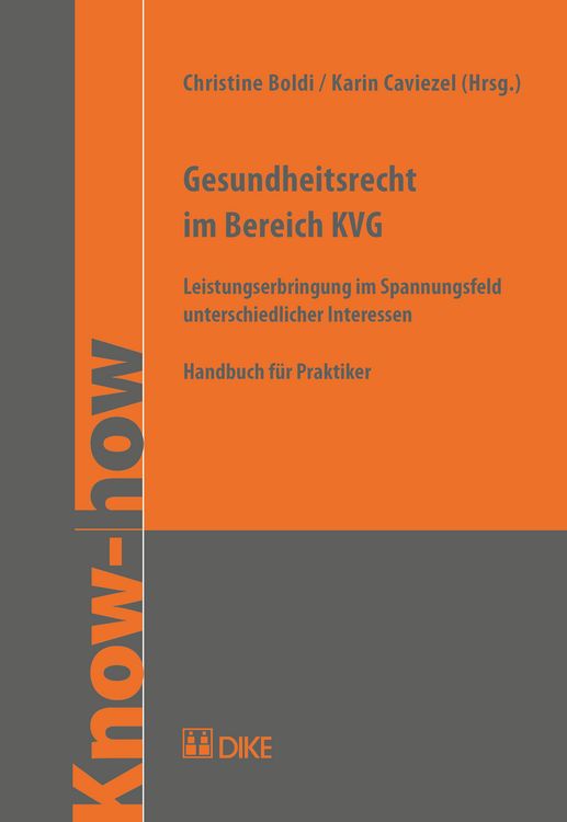 Produktbild: Gesundheitsrecht im Bereich KVG