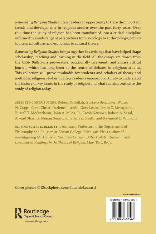 Produktbild: Reinventing Religious Studies
