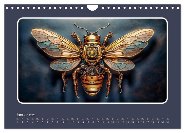 Produktbild: Roboterinsekten (Wandkalender 2026 DIN A4 quer), CALVENDO Monatskalender