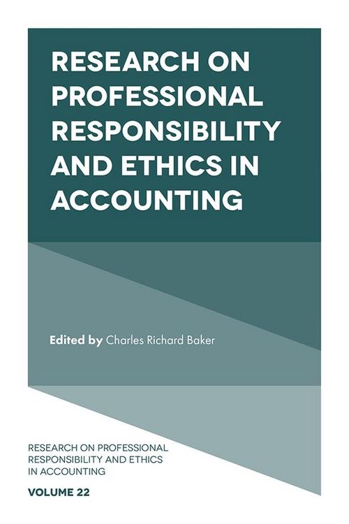 Produktbild: Research on Professional Responsibility and Ethics in Accounting