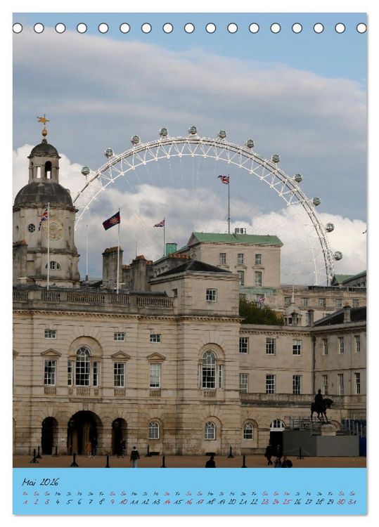 Produktbild: Englands T&uuml;rme (Tischkalender 2026 DIN A5 hoch), CALVENDO Monatskalender