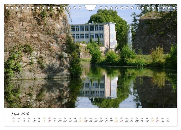 Produktbild: Saarlouis - Stadt des Sonnenk&ouml;nigs (Wandkalender 2026 DIN A4 quer), CALVENDO Monatskalender