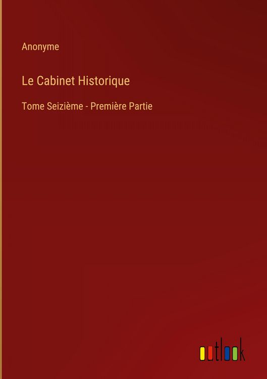 Produktbild: Le Cabinet Historique