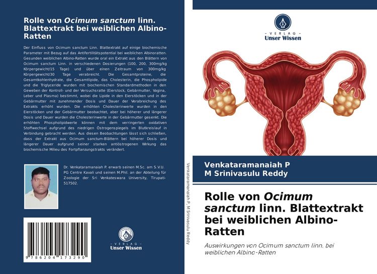 Produktbild: Rolle von Ocimum sanctum linn. Blattextrakt bei weiblichen Albino-Ratten