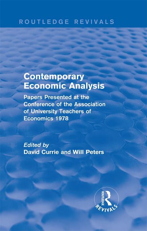 Produktbild: Contemporary Economic Analysis (Routledge Revivals)