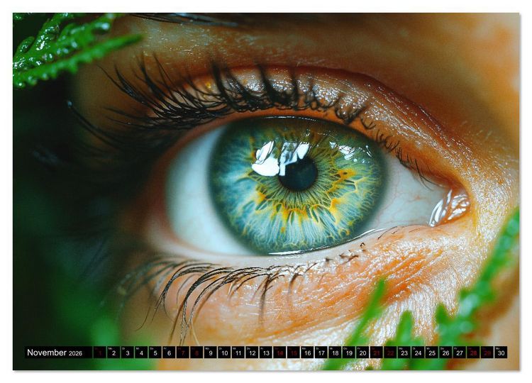 Produktbild: Iris Kunstkalender - Die faszinierende Welt der magischen Augen (hochwertiger Premium Wandkalender 2026 DIN A2 quer), Kunstdruck in Hochglanz