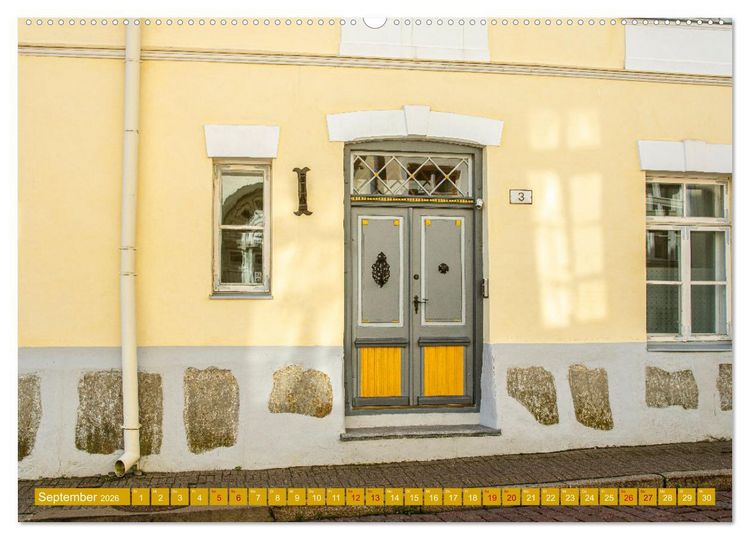 Produktbild: T&uuml;ren-Tore-Tallinn, Stadt mit m&auml;rchenhafter Atmosph&auml;re und Charme (hochwertiger Premium Wandkalender 2026 DIN A2 quer), Kunstdruck in Hochglanz