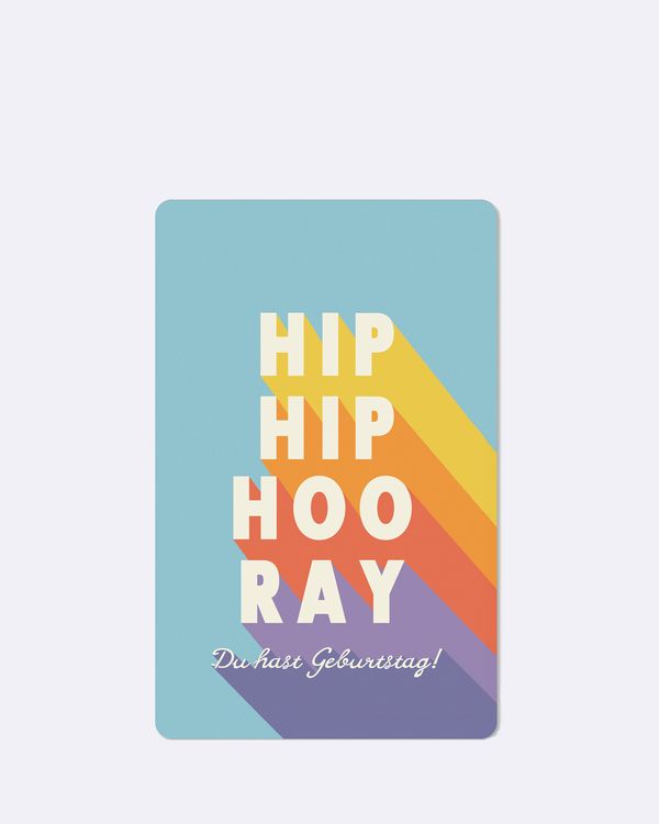Produktbild: Lunacard Postkarte *Hip Hip Hooray