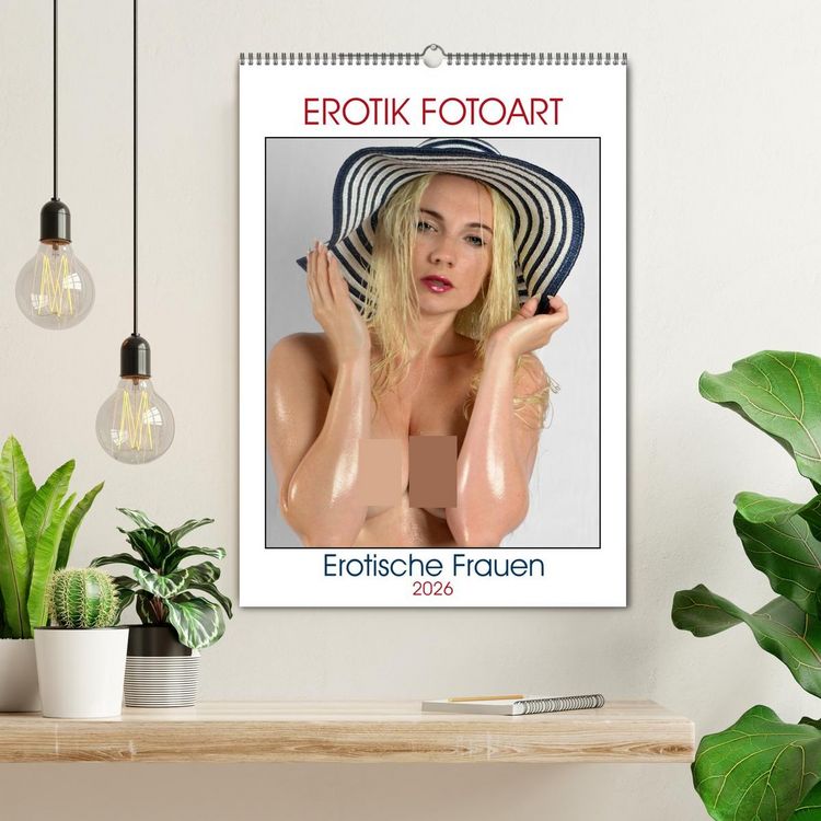Produktbild: Erotische Frauen - Erotik Fotoart (Wandkalender 2026 DIN A2 hoch), CALVENDO Monatskalender