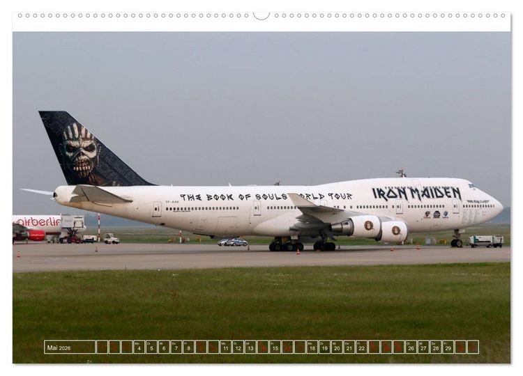 Produktbild: Boeing 747 - die K&ouml;nigin der L&uuml;fte (Wandkalender 2026 DIN A2 quer), CALVENDO Monatskalender