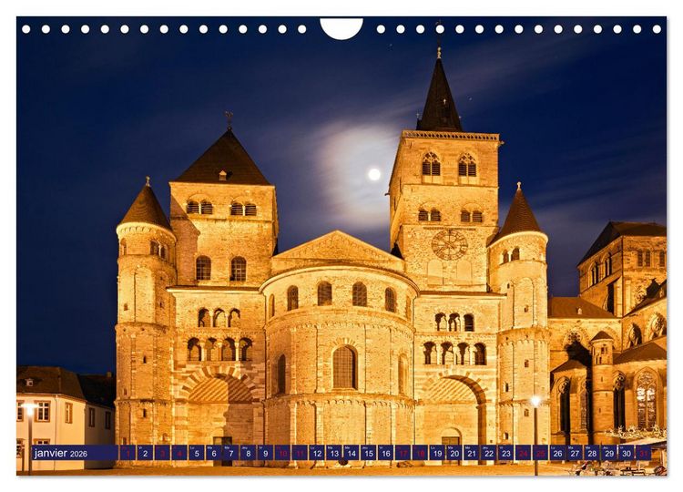 Produktbild: TR&Egrave;VES VILLE ROMAINE (Calendrier mural 2026 DIN A4 vertical), CALVENDO calendrier mensuel