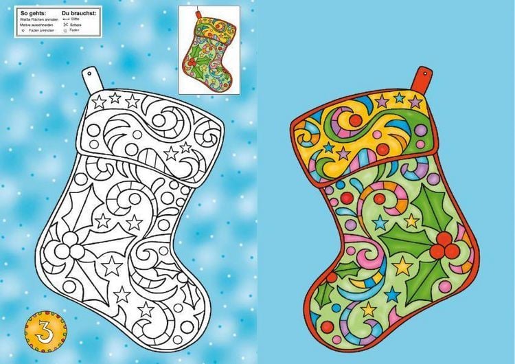 Produktbild: Das Ausschneide-Bastelbuch Adventskalender